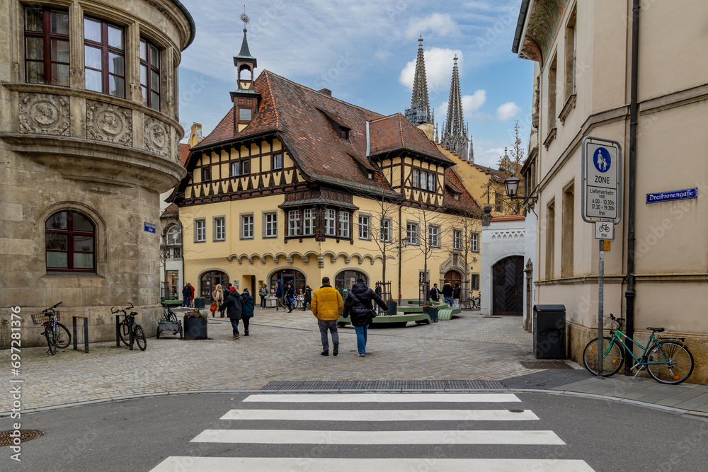 Schwarze Bärenstrasse in Regensburg

