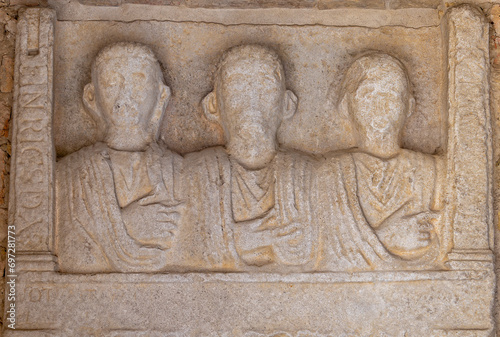 detail of the basilica, Aquileia, Italy