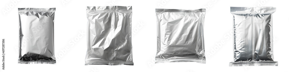 Plastic foil bag Hyperrealistic Highly Detailed Isolated On Transparent Background Png File