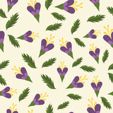 Seamless floral pattern in vector for backgrounds, fabrics, wallpaper, wrapping and more