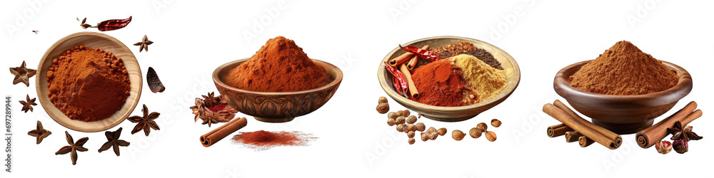 Ras el hanout Hyperrealistic Highly Detailed Isolated On Transparent Background Png File - obrazy, fototapety, plakaty 
