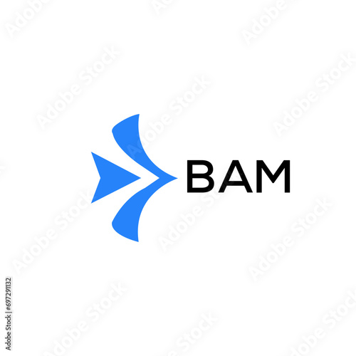 Free Download BAM Letter logo design template vector. BAM Business abstract connection vector logo. BAM icon circle logotype.
 - GFXLoad
