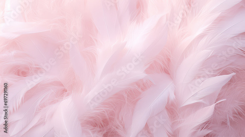 Featuring a gentle  soft pink swan feather  this image exudes calm and grace  perfect for creating a soothing  peaceful ambiance.