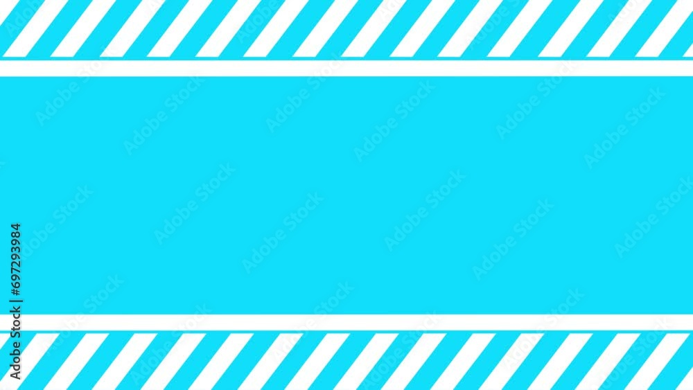 Animation of barricade tape or warning tapes. The concept of an ...