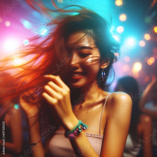 woman dancing in nightclub