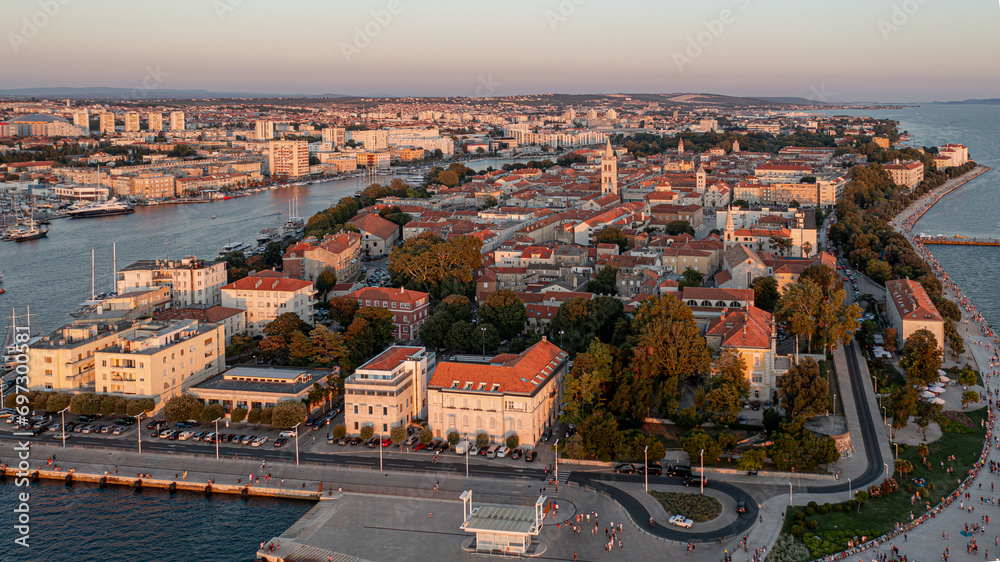 Fototapeta premium Miasto Zadar w Chorwacji