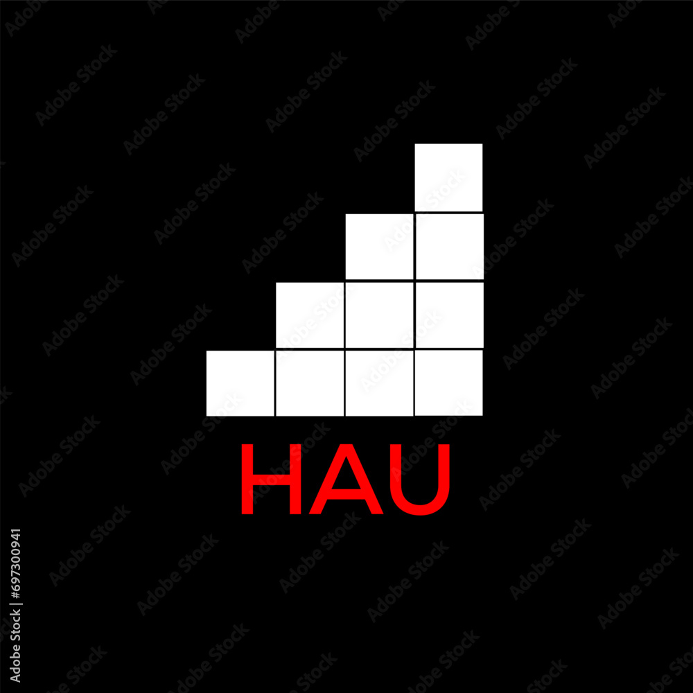 HAU Letter logo design template vector. HAU Business abstract connection vector logo. HAU icon circle logotype.
HAU Letter logo design template vector. HAU Business abstract connection vector logo. HAU icon circle logotype.