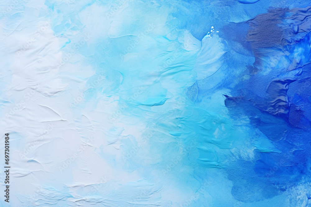Obraz premium Oil blue blue white. Ai generated