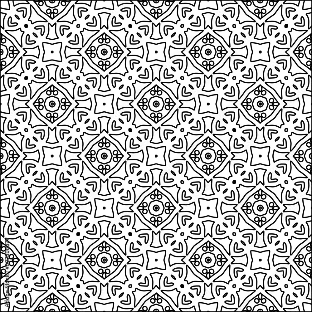 Abstract shapes from lines. Vector graphics for design. Black and white color. Simple pattern. Abstract shapes from lines. Vector graphics for design. Black and white color. Simple pattern.