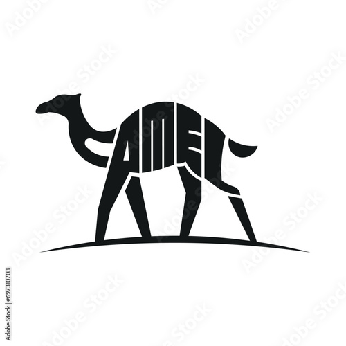 illustration of a camel logo