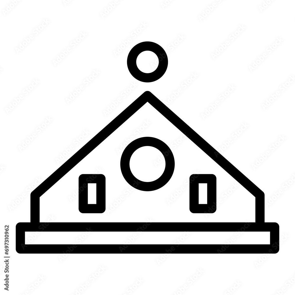luxury line icon