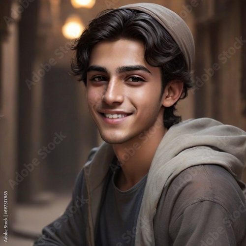 portrait photography of a smiling young  boy © W i 's e Stock