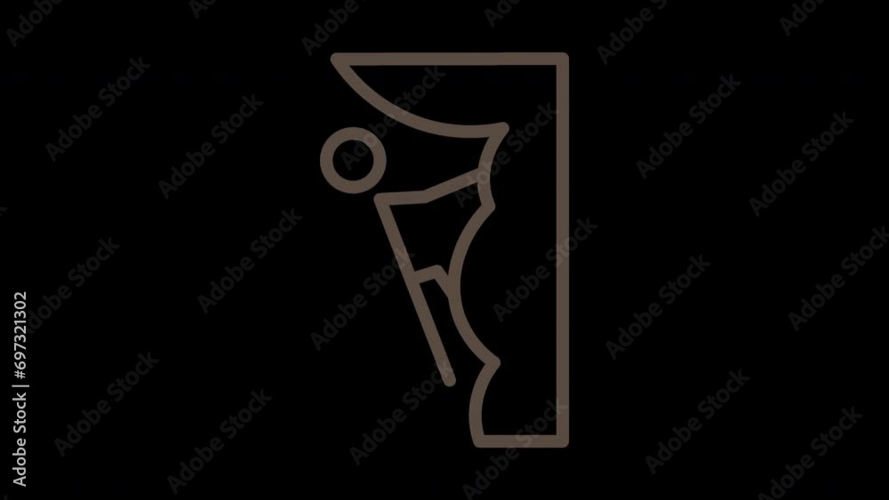 Action Active Climbing Outline Icon