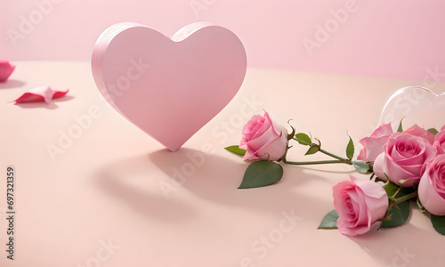 pink tulips in a vase on a wooden table