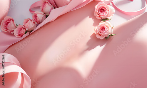 pink rose petals
