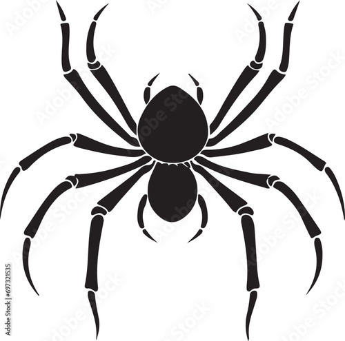 halloween concept SPIDER VECTOR ai generated