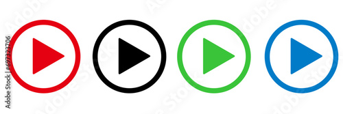 動画　再生　ボタン　アイコンセット