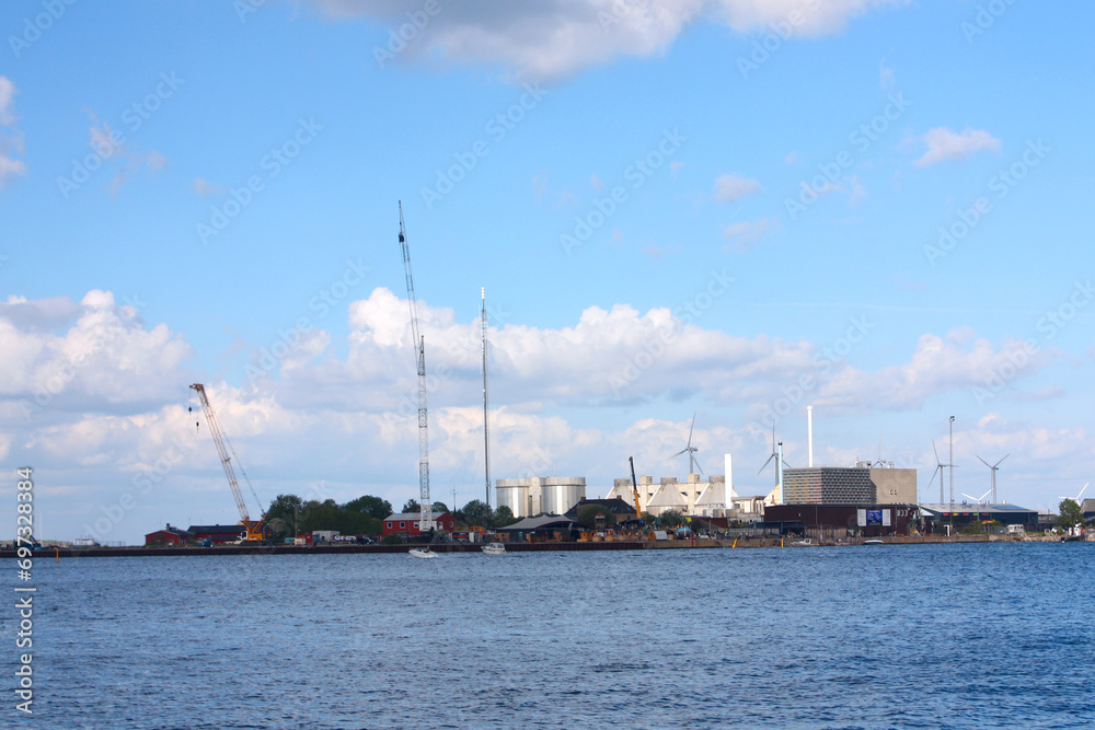View of Nyholm island in Copenhagen, Denmark View of Nyholm island in Copenhagen, Denmark
