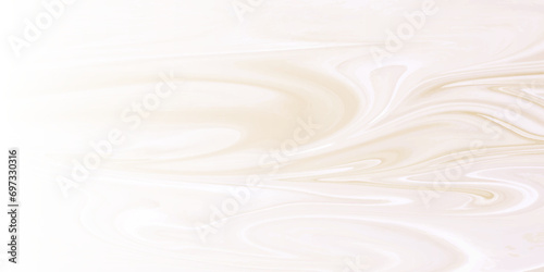 Abstract fluid art background light brown colors. Liquid marble. Acrylic painting on canvas with brown shiny gradient. Alcohol ink backdrop with pearl wavy pattern.