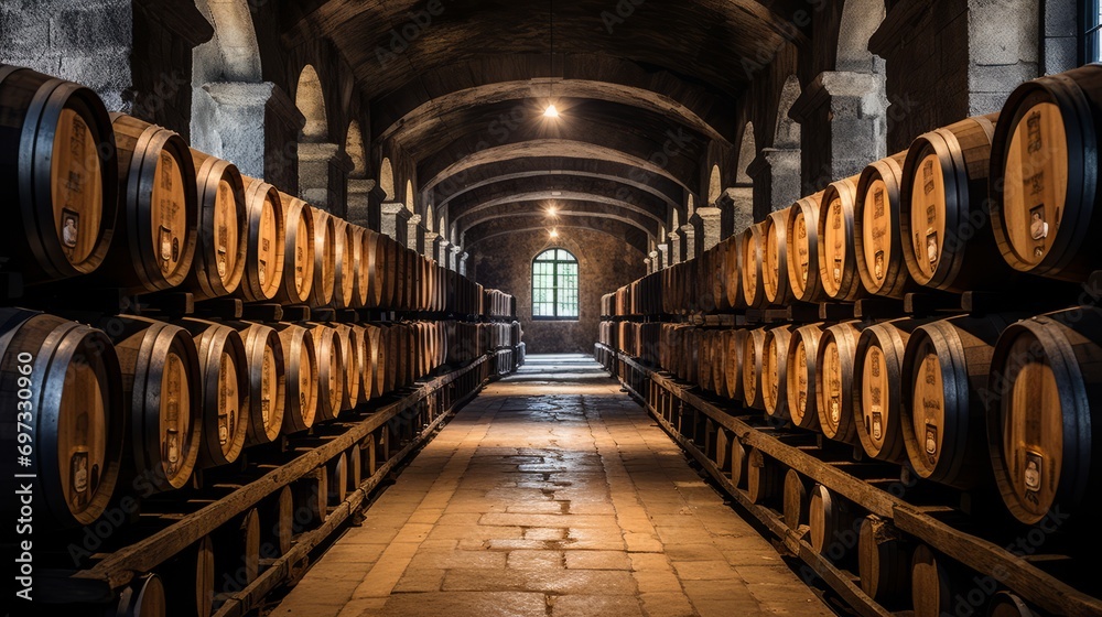 Exploring Alba's Pristine Wine Paradises: Captivating Wine Barrels in Piedmont's Langhe Winery Regio