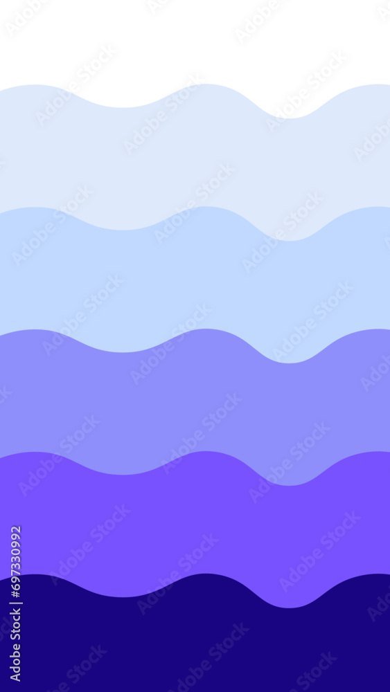 Blue sea wave pattern wallpaper. Social media background template