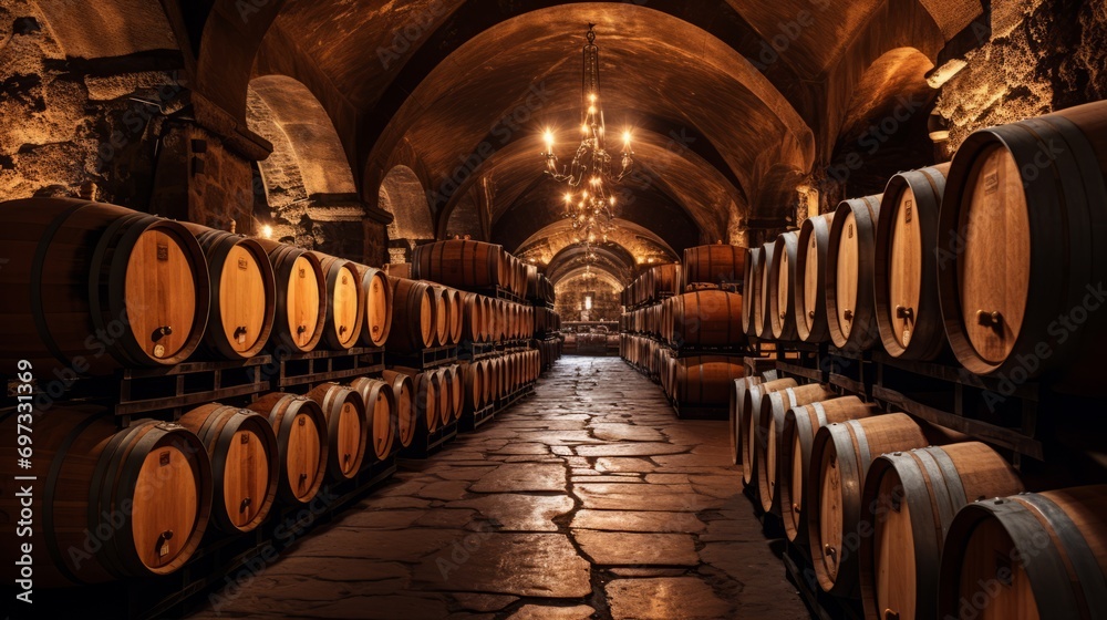 Exploring Alba's Pristine Wine Paradises: Captivating Wine Barrels in Piedmont's Langhe Winery Regio