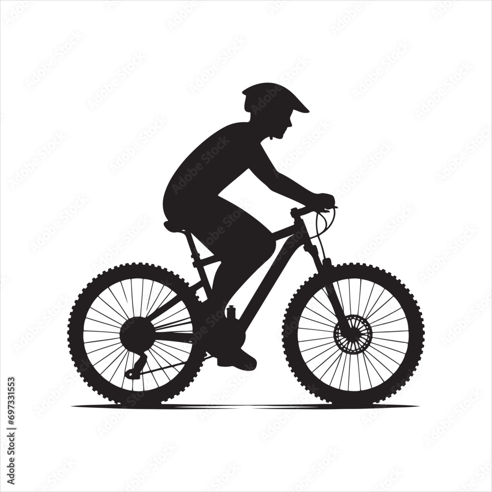 Twilight City Cycling: Bicyclist Silhouette in Urban Dusk Scene, Active Evening Lifestyle - Cycle Silhouette
Twilight City Cycling: Bicyclist Silhouette in Urban Dusk Scene, Active Evening Lifestyle - Cycle Silhouette