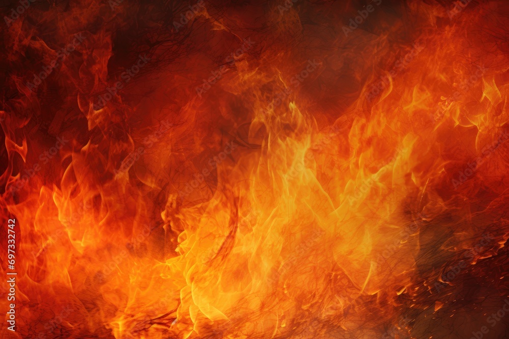 Fire flames on black background. Abstract blaze fire flame texture background, Display a blaze fire flame background and textured, AI Generated Fire flames on black background. Abstract blaze fire flame texture background, Display a blaze fire flame background and textured, AI Generated