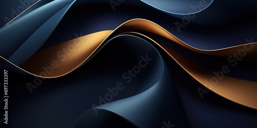 A backdrop of wavy gold and dark blue water
