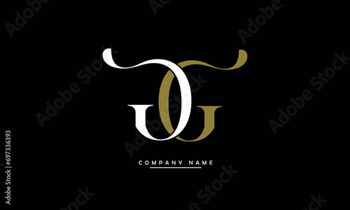GG Abstract Letters Logo Monogram