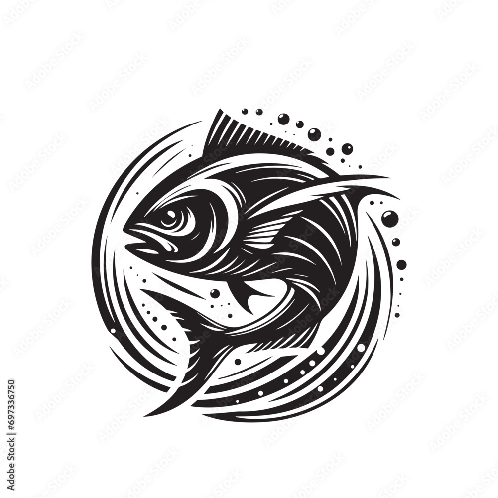 Liquid Ballet: Subtle Fish Silhouette, a Dance of Shadows in the Silent Abyss of Oceanic Serenity
Liquid Ballet: Subtle Fish Silhouette, a Dance of Shadows in the Silent Abyss of Oceanic Serenity
