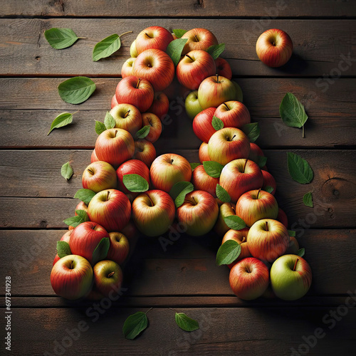 Fruity Letter A