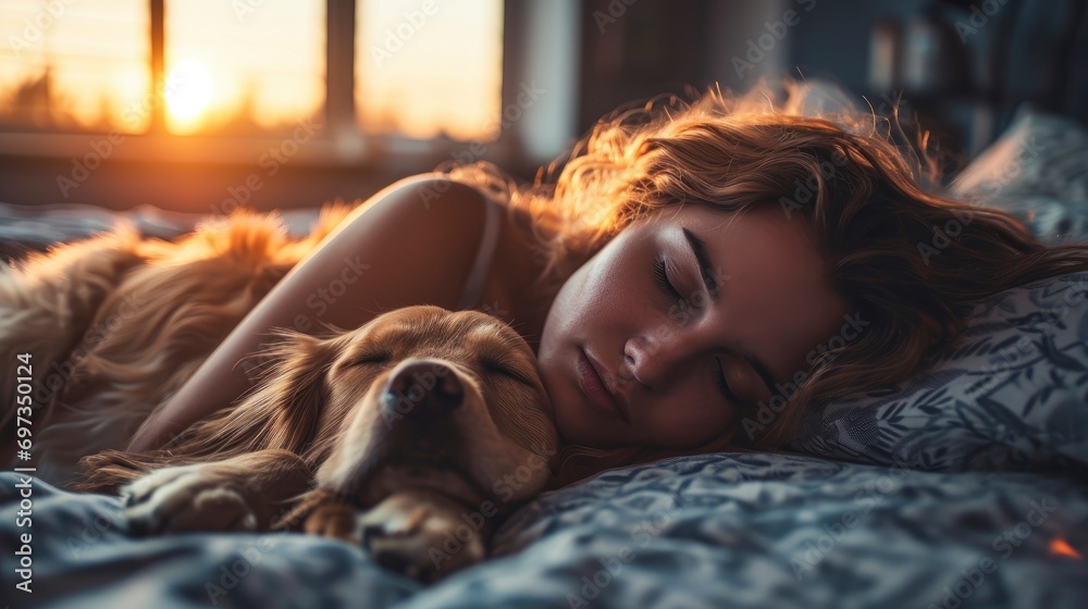 Happy Beautiful Girl Wakes Fasting Dog, Background HD For Designer Happy Beautiful Girl Wakes Fasting Dog, Background HD For Designer