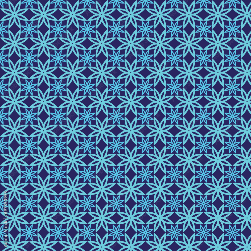 Clean minimal geometric pattern floral texture background design