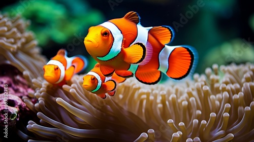 Coral reefs are the habitat of ocellaris clownfish.