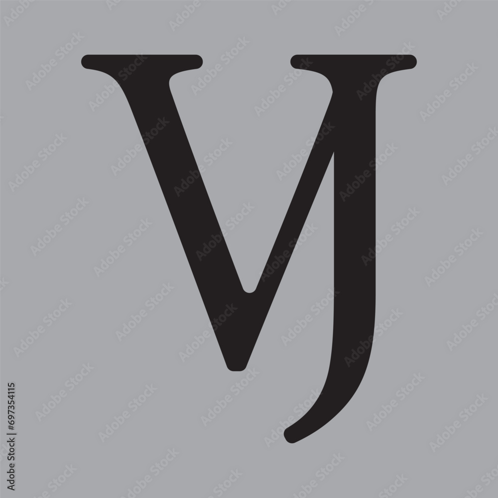 VJ letter branding logo design with a leaf..
VJ letter branding logo design with a leaf..