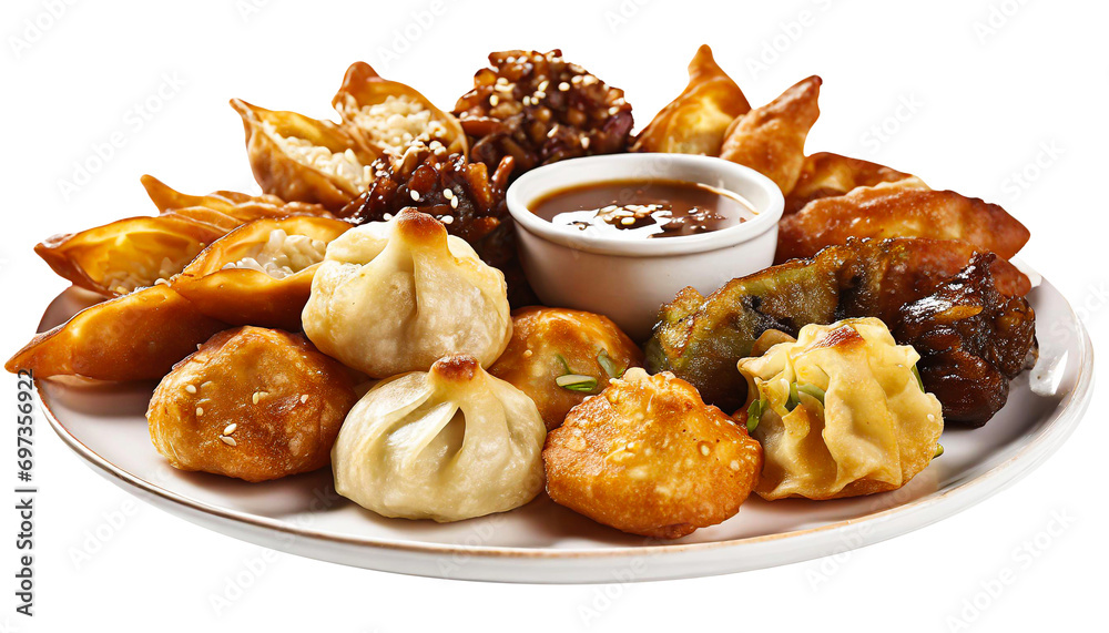 Flavors of Fortune Different Shapes and Flavors Deep Fried Dumplings
