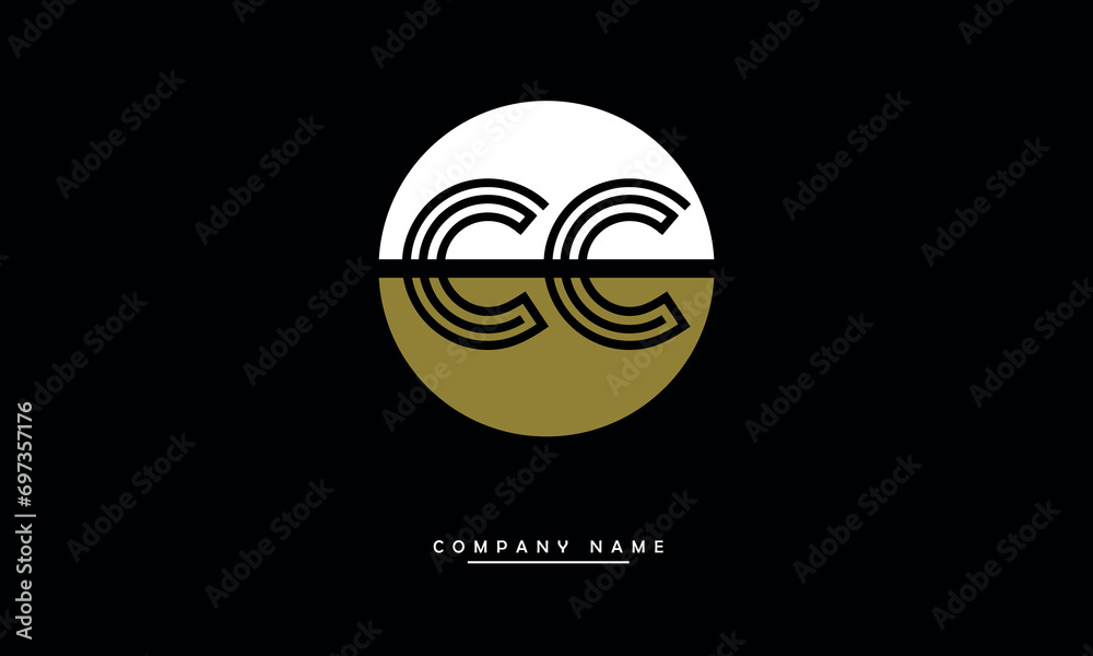 CC Alphabets Letters Logo Monogram CC Alphabets Letters Logo Monogram