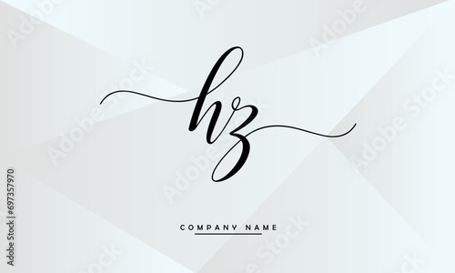 HZ, ZH, H, Z Alphabets Letters Logo Monogram photo