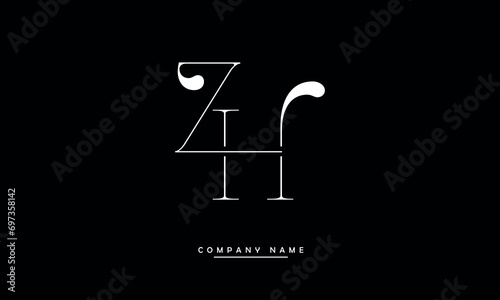 HZ, ZH, H, Z Alphabets Letters Logo Monogram photo