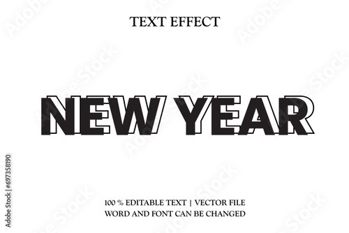 TEXT EFFECT NEW YEAR