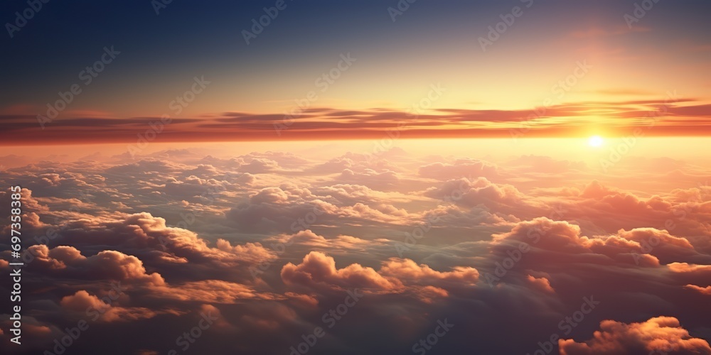 AI Generated. AI Generative. Aerial air sky clouds landscape background from top view. Graphic Art AI Generated. AI Generative. Aerial air sky clouds landscape background from top view. Graphic Art