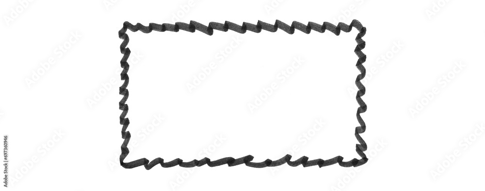 black marker box frame, Isolated hand drawn doodle element in png for highlighting text and images, for create a retro vintage style black marker box frame, Isolated hand drawn doodle element in png for highlighting text and images, for create a retro vintage style