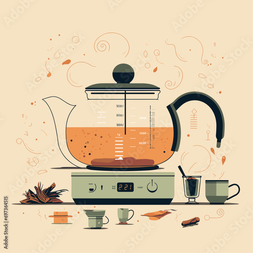 Infographics on how to properly brew tea