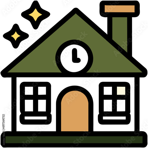 Property management. vektor icon illustation