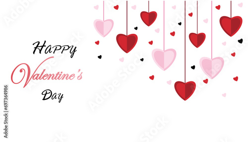 valentine day background and card 