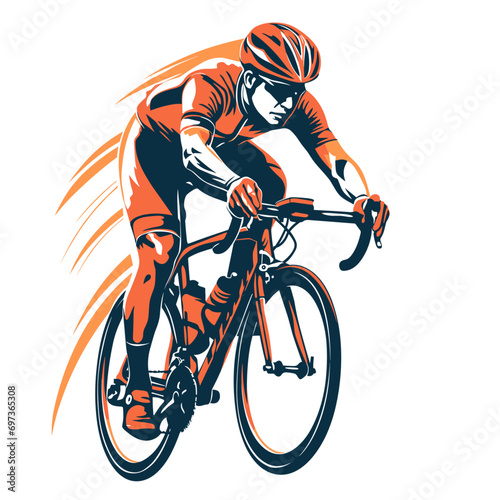 cyclist riding a bike