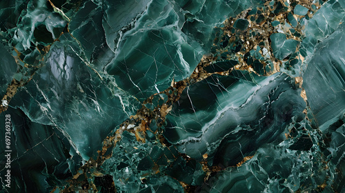 Turquoise Green marble texture background natural Emperador stone exotic breccia marbel generativ ai photo