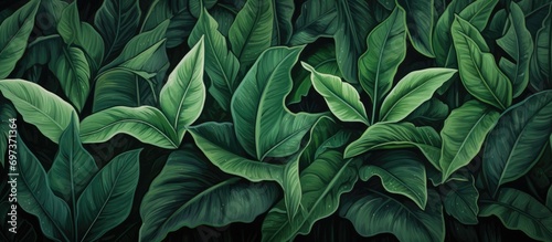 foliage with a green color