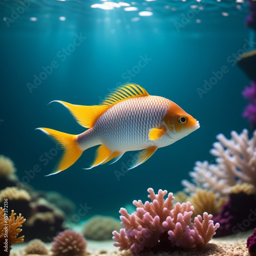 fish in aquarium © Mishuk